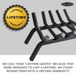 3/4 In. 30 In. 8-Bar Steel Fireplace Grate 9 3/4 In. 30 In. 8-Bar Steel Fireplace Grate -Fire Place Store pleasant hearth fireplace grates bg7 308m a0 1000