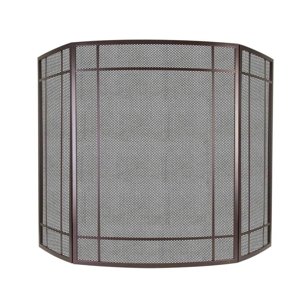 Asteria 3-Panel Fireplace Screen In Wenge 1 Asteria 3-Panel Fireplace Screen In Wenge
