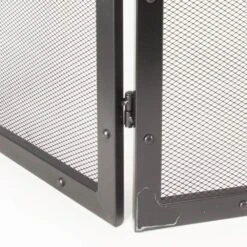 Fortna 3-Panel Fireplace Screen In Antique Black -Fire Place Store pleasant hearth fireplace screens fa990sa 40 1000