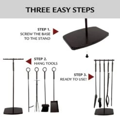 Waverly 5-Piece Fireplace Tool Set 11 Waverly 5-Piece Fireplace Tool Set -Fire Place Store pleasant hearth fireplace tools fa078tl a0 1000