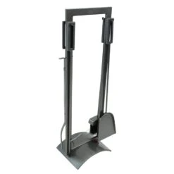 Orion 5-Piece Fireplace Tool Set With Heavy-Duty Stand