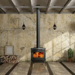 2,200 Sq. Ft. EPA Certified Wood Stove With Blower -Fire Place Store pleasant hearth wood stoves lws 2200 31 1000