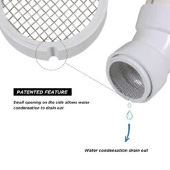 4 In. Termination Vent Cap With Condensation Drain -Fire Place Store plumbflex gas fittings connectors tvent4 44 1000