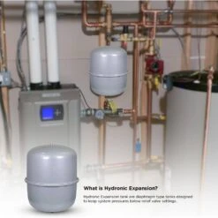 Water Heater Expansion Tank / Bladder Tank 6.3 Gal. Capacity -Fire Place Store plumbflex grow room ventilation heths 63 76 1000