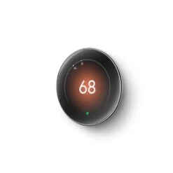 Google Nest Learning Thermostat (4th Gen) With Nest Temperature Sensor (2nd Gen) - Polished Silver -Fire Place Store polished silver google programmable thermostats ga05551 us 40 1000