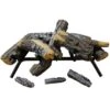 24 In. Decorative Realistic Fireplace Ceramic Wood Log Set