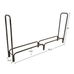 8 Ft. Firewood Log Rack With Cover -Fire Place Store pure garden firewood racks m150030 76 1000