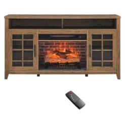 CLIHOME 55 In. Embedded Wall Mount Electric Fireplace TV Media Stand In Reclaimed Barnwood Color 16 CLIHOME 55 In. Embedded Wall Mount Electric Fireplace TV Media Stand In Reclaimed Barnwood Color -Fire Place Store reclaimed barnwood color clihome fireplace tv stands cl cb72634 76 1000