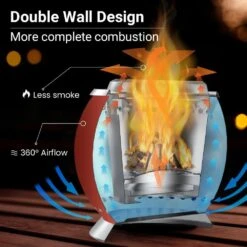 10 In. W X 8 In. H Stainless Steel Wood Burning Outdoor Living Fire Pit In Red -Fire Place Store red cesicia wood burning fire pits firpitsp3 1f 1000