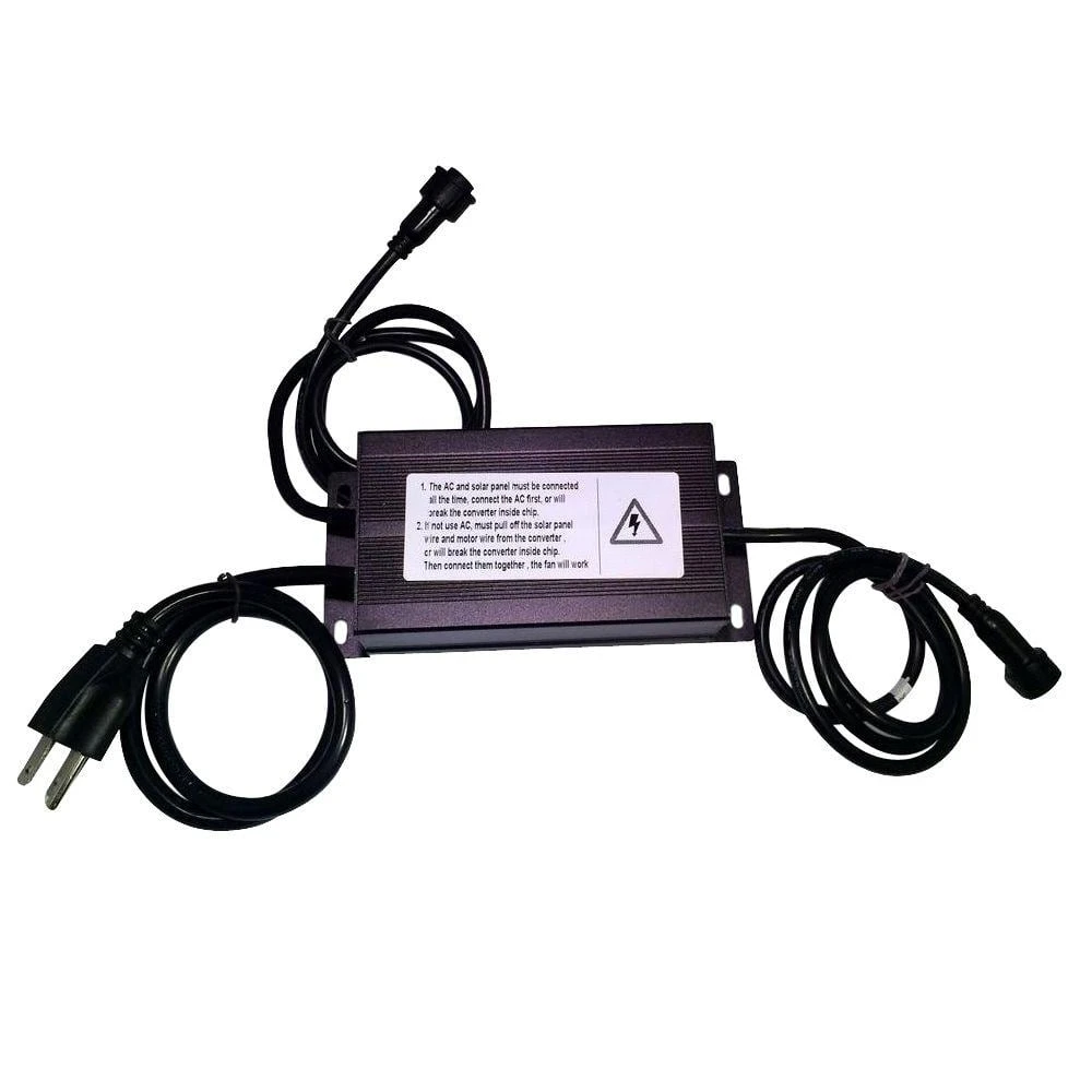 110-Volt Hybrid Solar Adapter For Attic Fans 1 110-Volt Hybrid Solar Adapter For Attic Fans