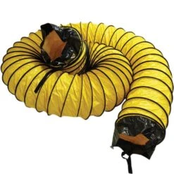 20 In. D X 25 Ft. Coil Flexible Ducting Air Ventilator Yellow 11 20 In. D X 25 Ft. Coil Flexible Ducting Air Ventilator Yellow -Fire Place Store rubber cal flexible ductwork 01 184 20 44 1000