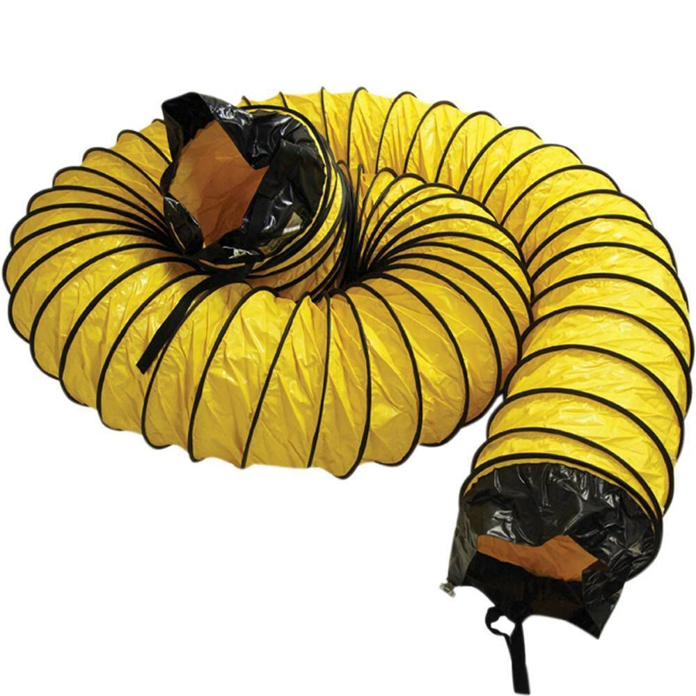 20 In. D X 25 Ft. Coil Flexible Ducting Air Ventilator Yellow 5 20 In. D X 25 Ft. Coil Flexible Ducting Air Ventilator Yellow - Image 5