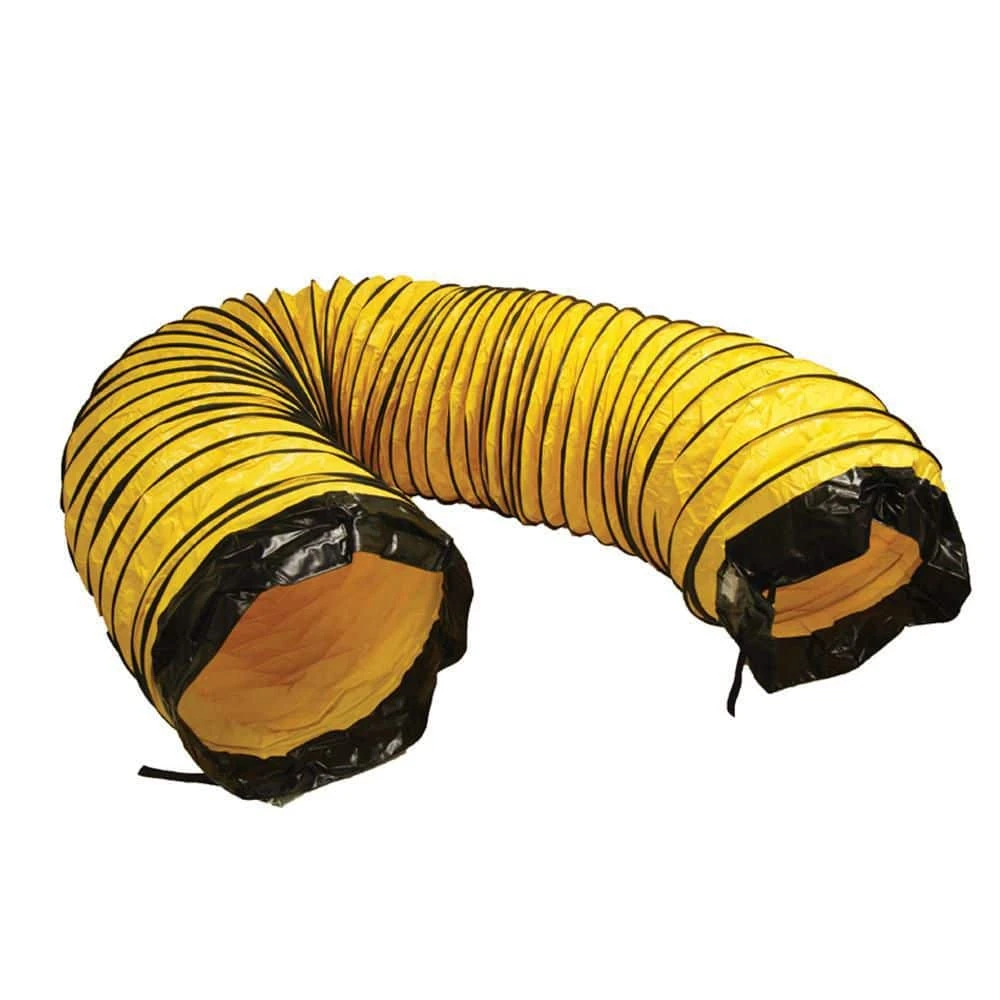 20 In. D X 25 Ft. Coil Flexible Ducting Air Ventilator Yellow 2 20 In. D X 25 Ft. Coil Flexible Ducting Air Ventilator Yellow - Image 2