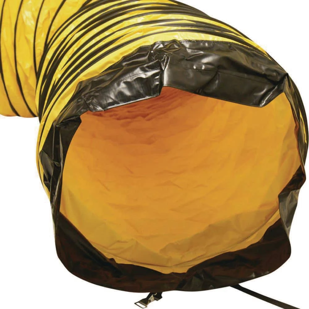 20 In. D X 25 Ft. Coil Flexible Ducting Air Ventilator Yellow 6 20 In. D X 25 Ft. Coil Flexible Ducting Air Ventilator Yellow - Image 6
