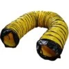 Air Ventilator Large Diameter Flexible Duct Yellow 30 In. Dia