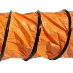 12 In. D X 25 Ft. Air Ventilator Orange Coil - Flexible Ducting - Orange -Fire Place Store rubber cal flexible ductwork 01 191 12 44 1000