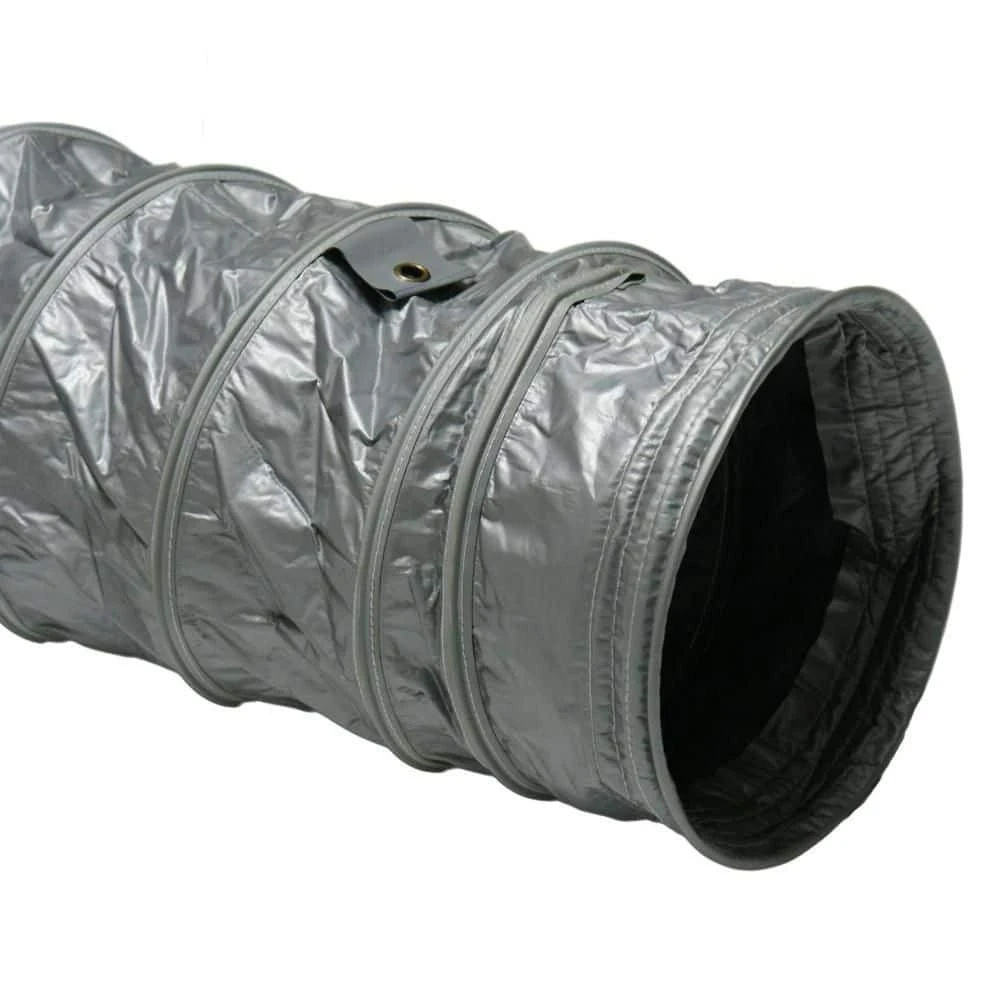 Air Ventilator Insulated Ventilation Ducts 16 In. X 25 Ft. L - Insulated Flexible PVC Flex Hose - Silver (16 In. ID) 1 Air Ventilator Insulated Ventilation Ducts 16 In. X 25 Ft. L - Insulated Flexible PVC Flex Hose - Silver (16 In. ID)