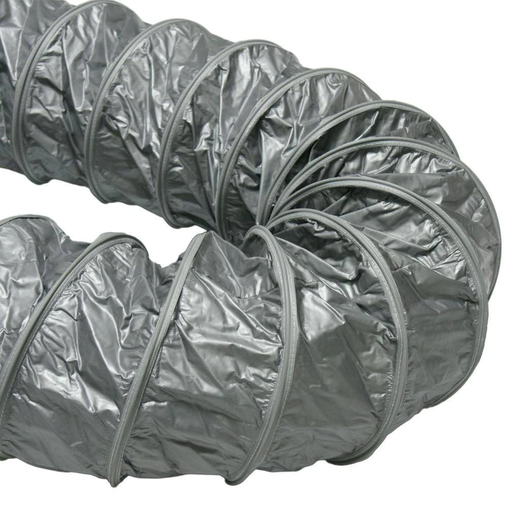 Air Ventilator Insulated Ventilation Ducts 16 In. X 25 Ft. L - Insulated Flexible PVC Flex Hose - Silver (16 In. ID) 2 Air Ventilator Insulated Ventilation Ducts 16 In. X 25 Ft. L - Insulated Flexible PVC Flex Hose - Silver (16 In. ID) - Image 2