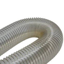 10 In. D X 12 Ft. PVC Coil General Purpose Flexible Ducting In Clear -Fire Place Store rubber cal flexible ductwork 01 202 10 12 4f 1000