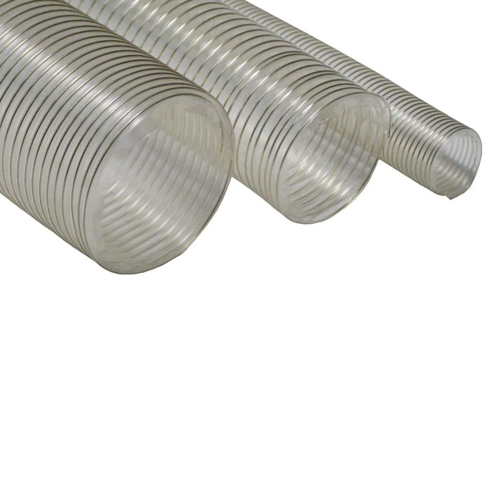 7 In. D X 12 Ft. PVC Coil General Purpose Flexible Ducting In Clear 4 7 In. D X 12 Ft. PVC Coil General Purpose Flexible Ducting In Clear - Image 4
