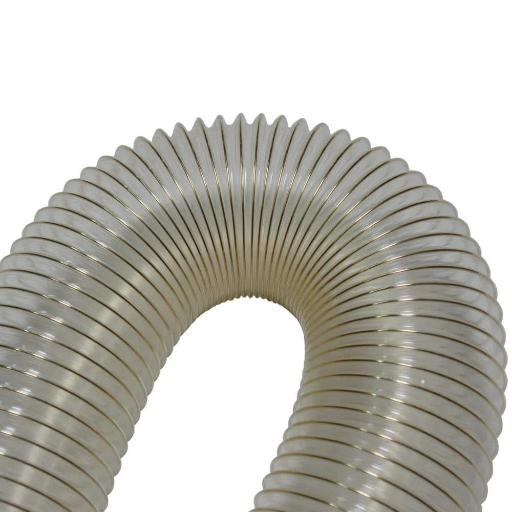7 In. D X 12 Ft. PVC Coil General Purpose Flexible Ducting In Clear 2 7 In. D X 12 Ft. PVC Coil General Purpose Flexible Ducting In Clear - Image 2