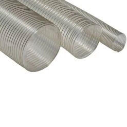 7 In. D X 25 Ft. PVC Coil General Purpose Flexible Ducting In Clear 9 7 In. D X 25 Ft. PVC Coil General Purpose Flexible Ducting In Clear -Fire Place Store rubber cal flexible ductwork 01 202 7 25 1f 1000