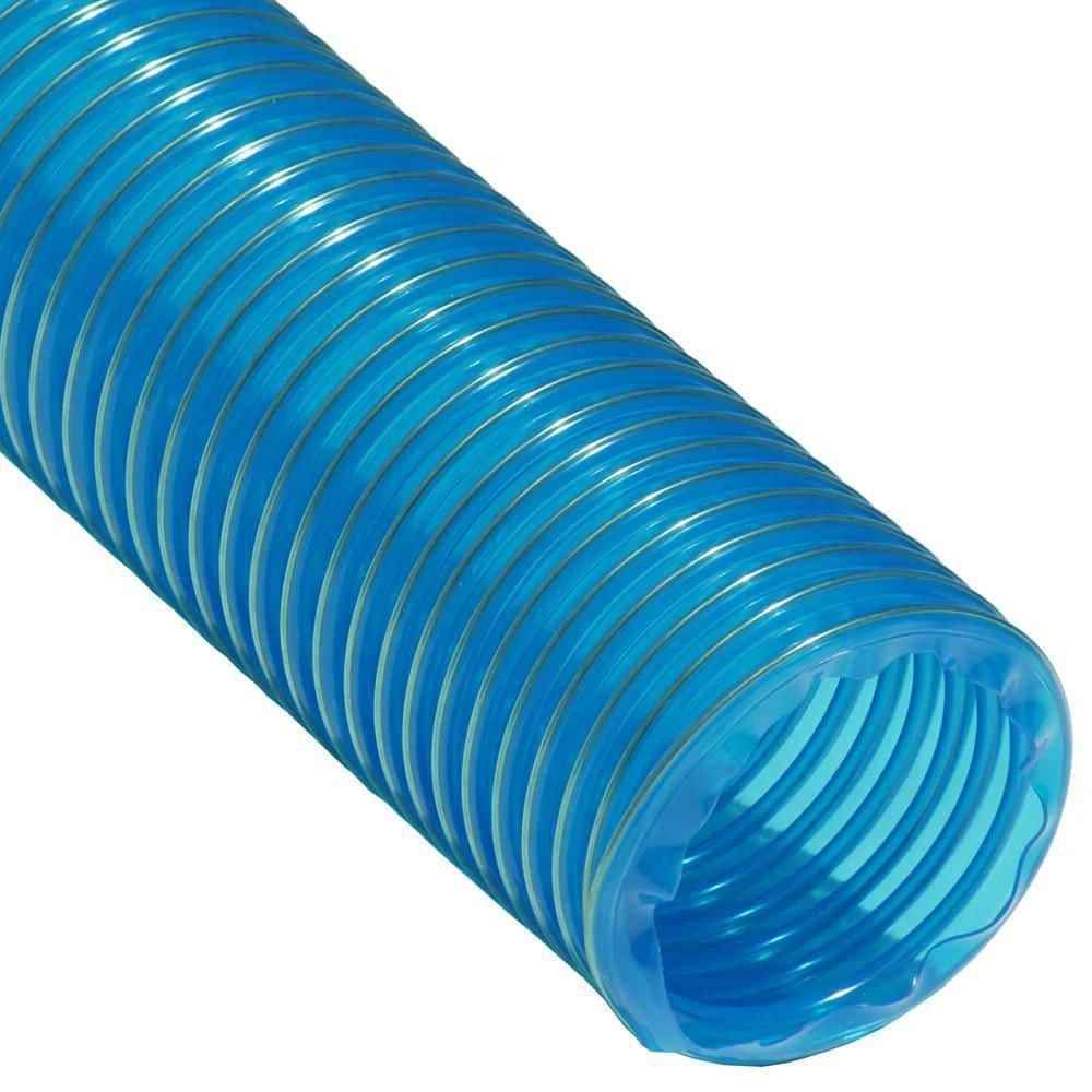 PVC Flexduct 1 In. D X 12 Ft. Coil Flexible Ducting Blue 1 PVC Flexduct 1 In. D X 12 Ft. Coil Flexible Ducting Blue
