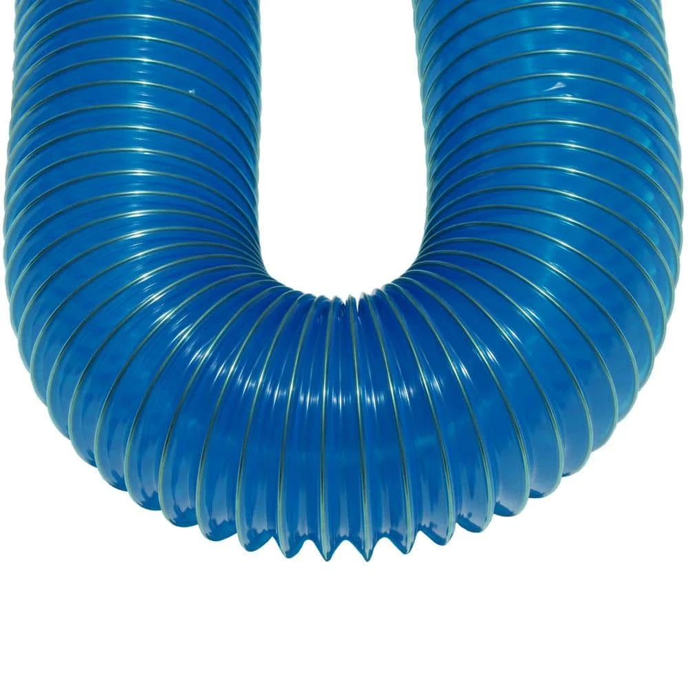 1.75 In. D X 12 Ft. PVC Flexduct Coil Flexible Ducting In Blue 2 1.75 In. D X 12 Ft. PVC Flexduct Coil Flexible Ducting In Blue - Image 2