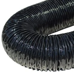 XPU 708-2 In. X 25 Ft.-PU Flexible Duct-Black -Fire Place Store rubber cal flexible ductwork 01 204 2 25 c3 1000