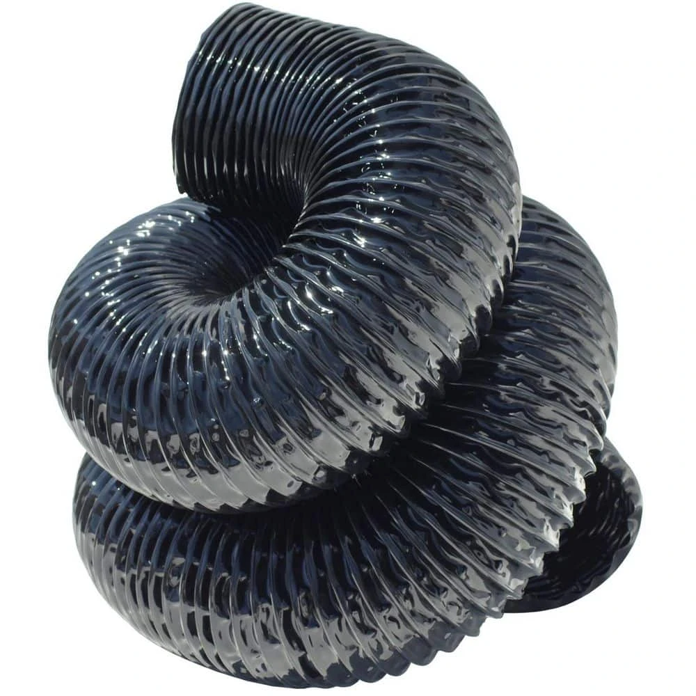 XPU 708-6 In. X 12 Ft.-PU Flexible Duct-Black 1 XPU 708-6 In. X 12 Ft.-PU Flexible Duct-Black