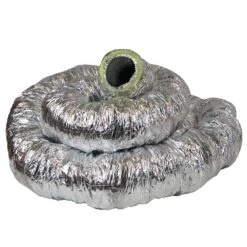 HVAC Insulated-Flex R-6 - 4 In. Flexible Duct -Fire Place Store rubber cal flexible ductwork 01 215 4 76 1000