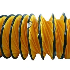 Porta-Duct Flexible Duct (Yellow) 12 In. I.D. X 25 Ft. -Fire Place Store rubber cal flexible ductwork 01 216 12 4f 1000
