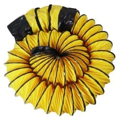 Porta-Duct Flexible Duct (Yellow) 12 In. I.D. X 25 Ft. -Fire Place Store rubber cal flexible ductwork 01 216 12 fa 1000