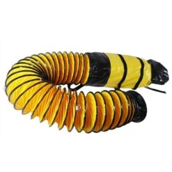 Porta-Duct Flexible Duct (Yellow) 6 In. I.D. X 25 Ft. -Fire Place Store rubber cal flexible ductwork 01 216 6 1f 1000
