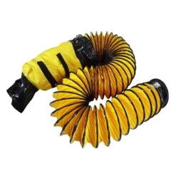 Porta-Duct Flexible Duct (Yellow) 6 In. I.D. X 25 Ft. -Fire Place Store rubber cal flexible ductwork 01 216 6 44 1000