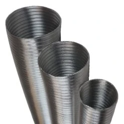 Aluminum Flex 280-Compressible- 3 In. X 9.84 Ft. Flexible Duct -Fire Place Store rubber cal flexible ductwork 01 226 3 fa 1000