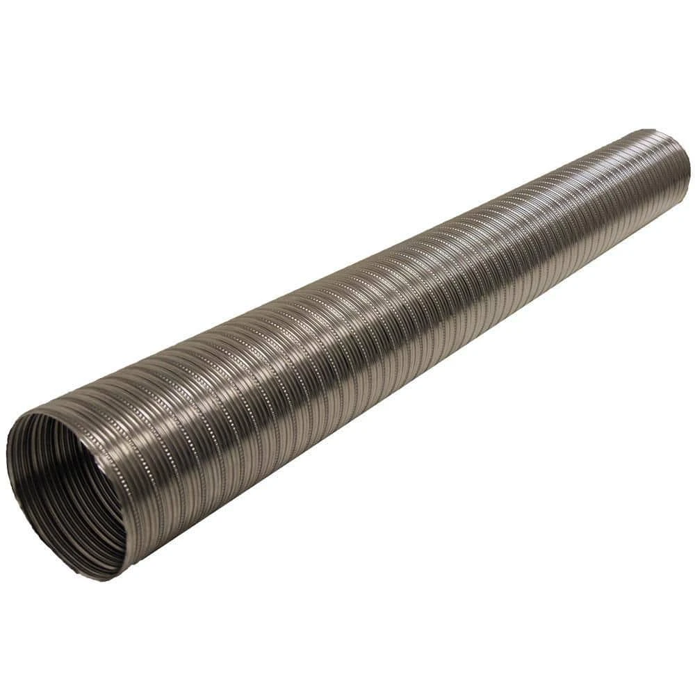 5 In. X 60 In. Non-insulated Flexible SS-Flex 800 Stainless Steel Hose Silver 5 5 In. X 60 In. Non-insulated Flexible SS-Flex 800 Stainless Steel Hose Silver - Image 5