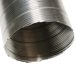 5 In. X 60 In. Non-insulated Flexible SS-Flex 800 Stainless Steel Hose Silver 13 5 In. X 60 In. Non-insulated Flexible SS-Flex 800 Stainless Steel Hose Silver -Fire Place Store rubber cal flexible ductwork 01 w146 5 76 1000