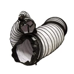 Air Ventilator White 8 In. D X 25 Ft.Coil Flexible Ducting White -Fire Place Store rubber cal flexible ductwork 23 183 08 25 76 1000