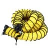 12 In. D X 25 Ft. Coil Flexible Ducting Air Ventilator Yellow