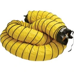 16 In. D X 25 Ft. Coil Flexible Ducting Air Ventilator Yellow -Fire Place Store rubber cal flexible ductwork 23 184 16 25 44 1000