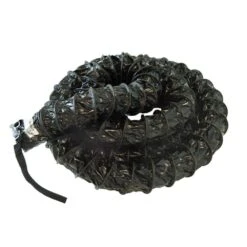 16 In. D X 25 Ft. Coil Flexible Ducting Air Ventilator Black -Fire Place Store rubber cal flexible ductwork 23 188 16 25 44 1000