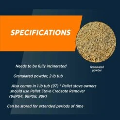 2 Lb. Tub Dry Cresote Remover -Fire Place Store rutland chimney cleaners 98 40 1000