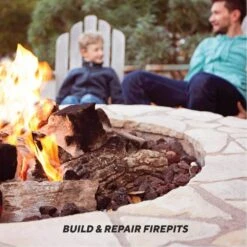 14-1/2 Lbs. Castable Refractory Cement Tub For High Temperature Projects -Fire Place Store rutland fireplace mortar 106008 1d 1000