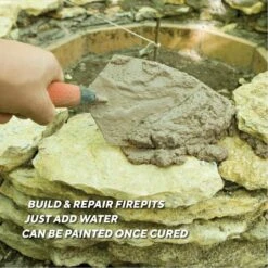 27 Lbs. Castable Refractory Cement Tub For High Temperature Projects -Fire Place Store rutland fireplace mortar 106018 1d 1000