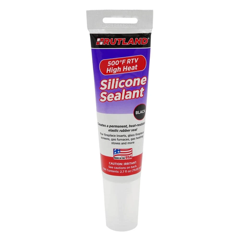 2.3 Fl. Oz. 500°F RTV High Heat Silicone Black Tube 1 2.3 Fl. Oz. 500°F RTV High Heat Silicone Black Tube