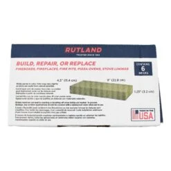 4.5 In. X 9 In. X 1.25 In. Fire Brick (6 Per Box) -Fire Place Store rutland fireplace stove parts 604 1f 1000