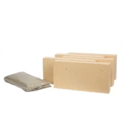 Firebox Brick And Hi-Heat Mortar Repair Kit With 5 Bricks And 2 Lbs. Hi-Heat Dry Mix Mortar For Build Repair -Fire Place Store rutland fireplace stove parts kt603211 c3 1000