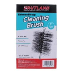 1-Piece Chimney Sweep 6 In. Round Chimney Cleaning Brush