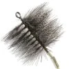 7 In. Round Wire Chimney Brush, 1/4 In. NPT